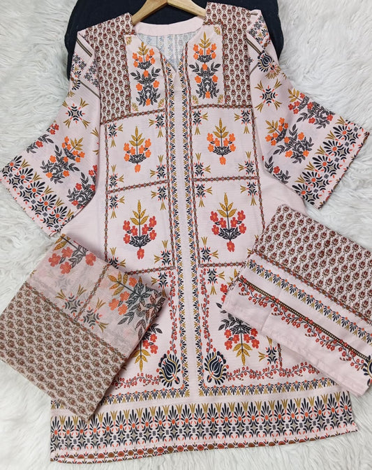 3 PIECE - EMBROIDERED LAWN SUIT